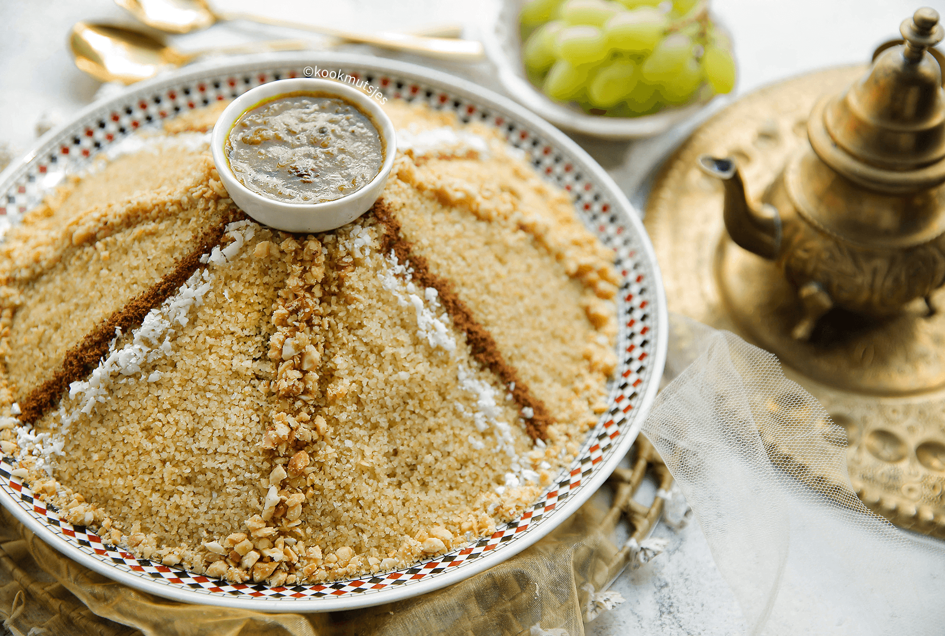 Bulgur met zoete kip