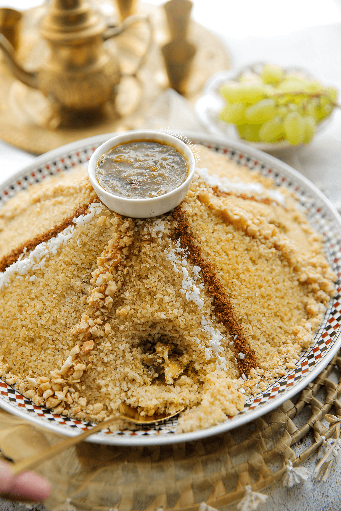 Bulgur met zoete kip