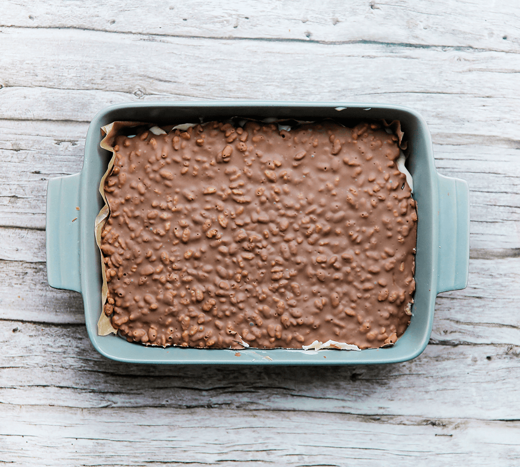 Chocolade stevig laten worden van de lion fudge