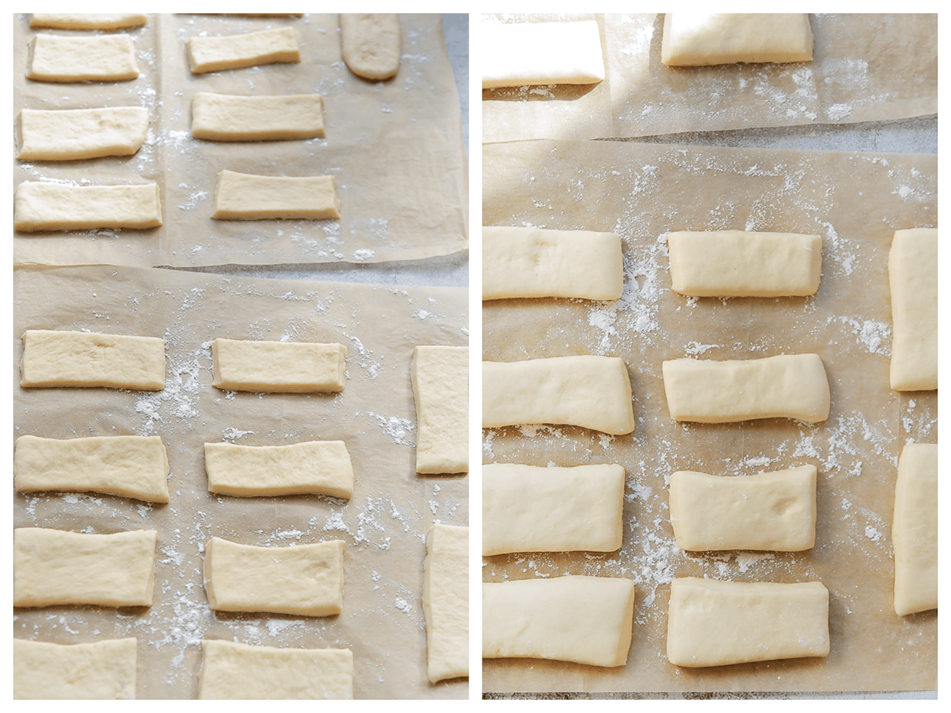 Donut deeg laten rijzen op een warme plek