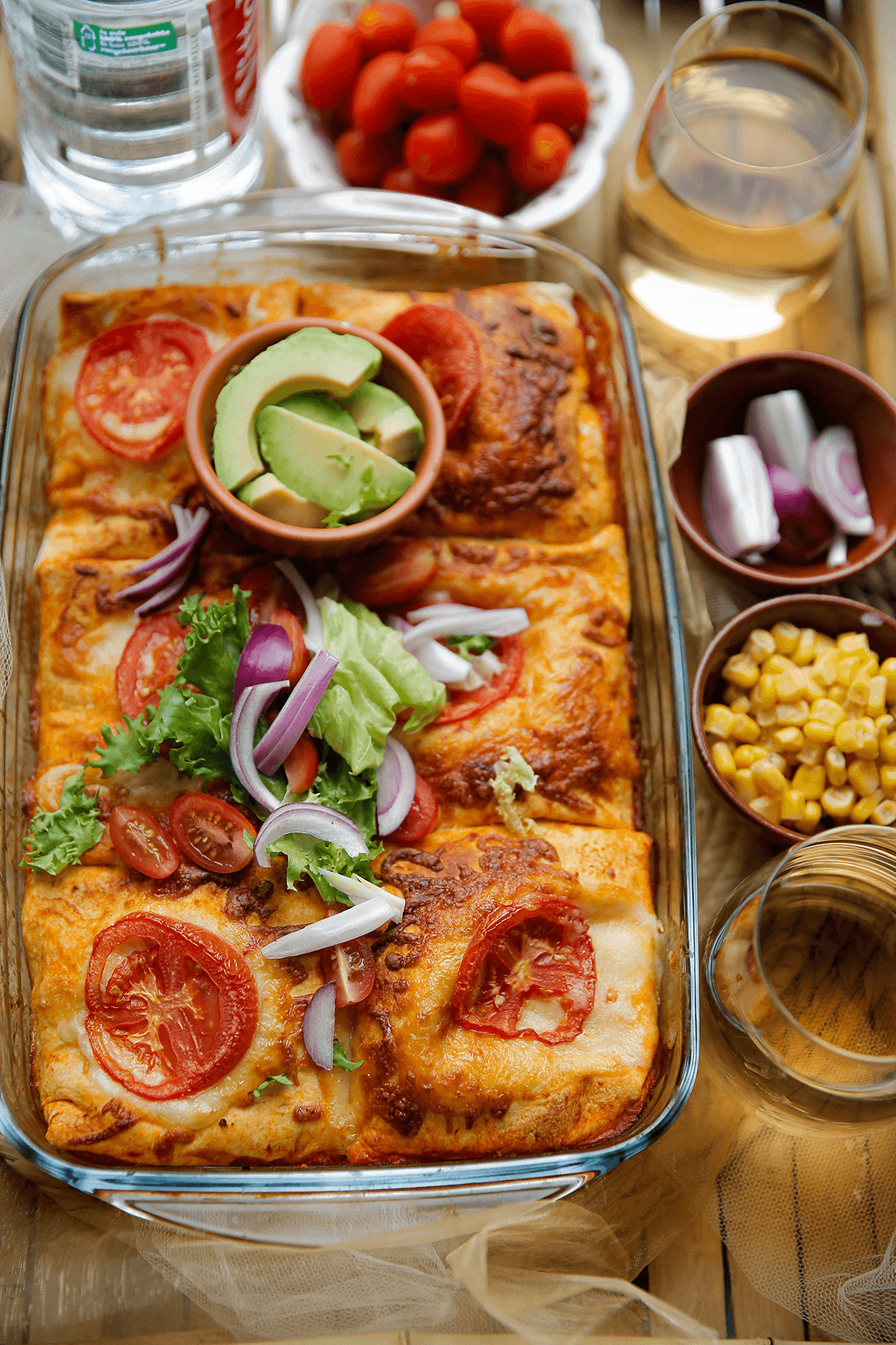 Gehaktpakketjes in tomatensaus Kookmutsjes eindresultaat