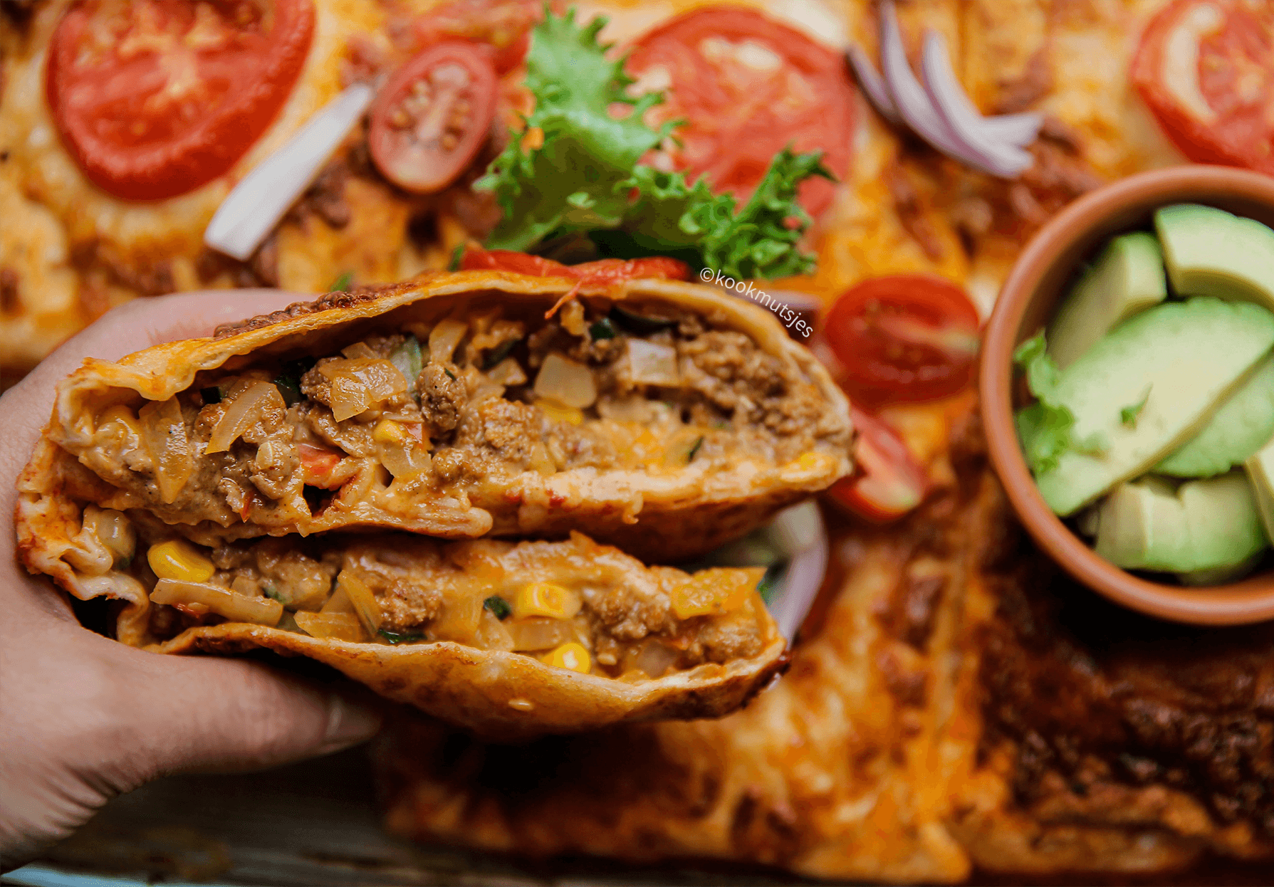 Gehaktpakketjes in tomatensaus