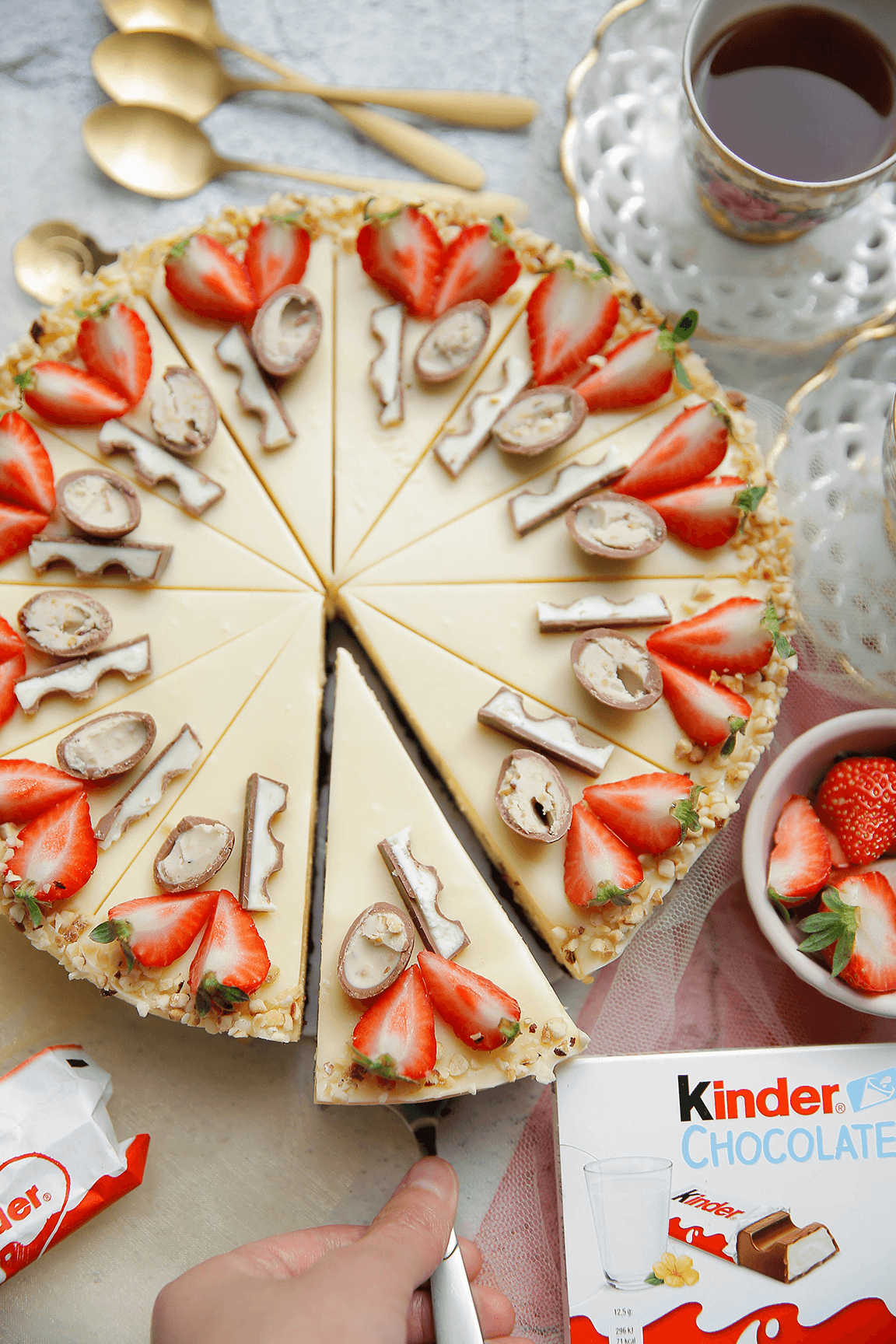 Kinder brownie cheesecake Kookmutsjes