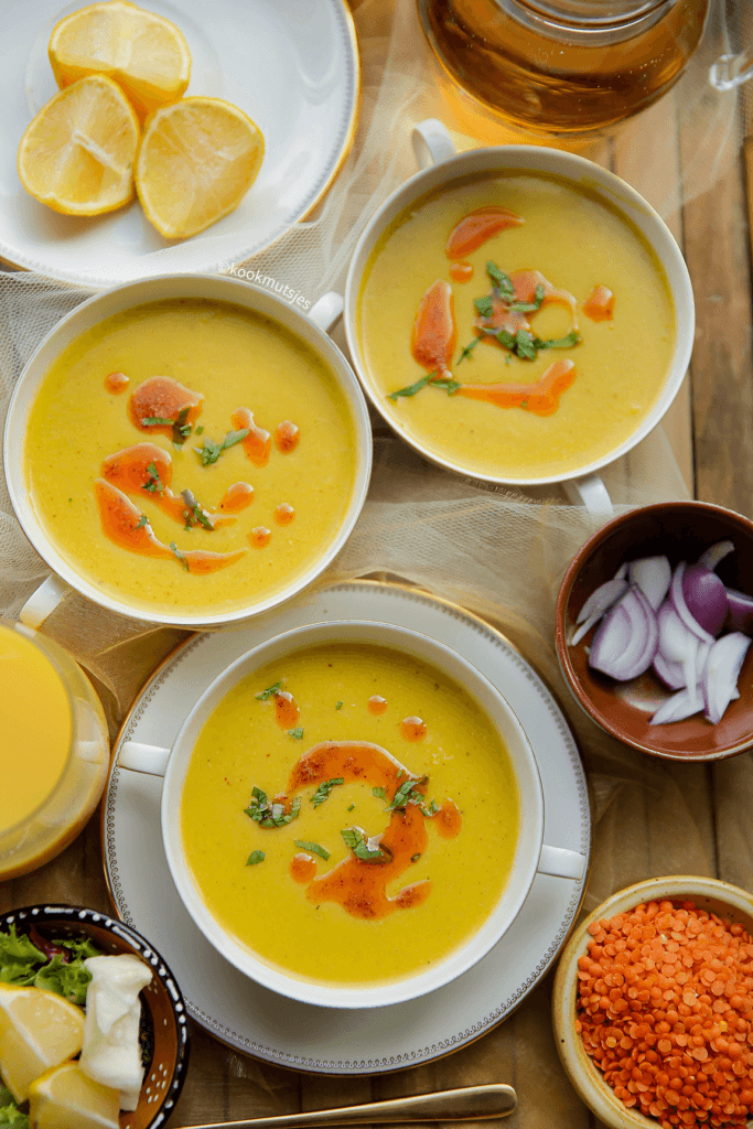 Linzensoep eindresultaat Kookmutsjes