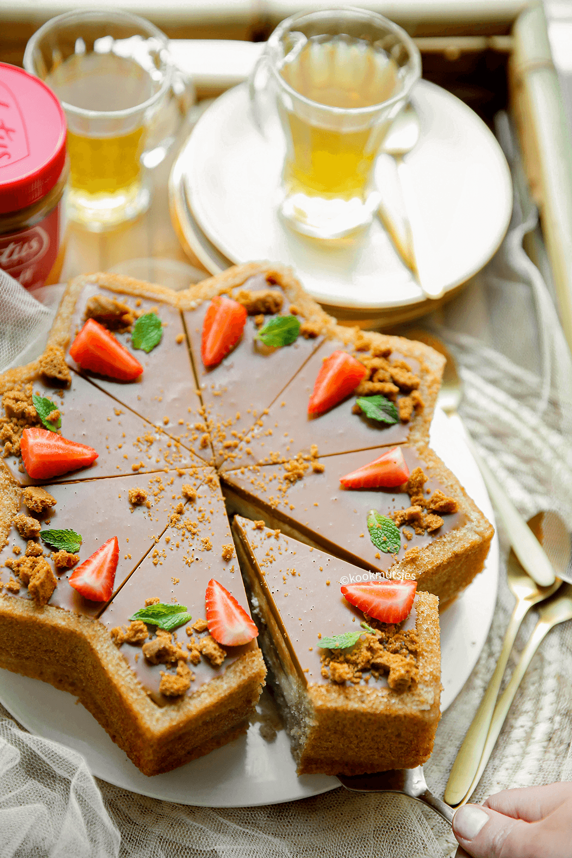 Speculoostaart Kookmutsjes