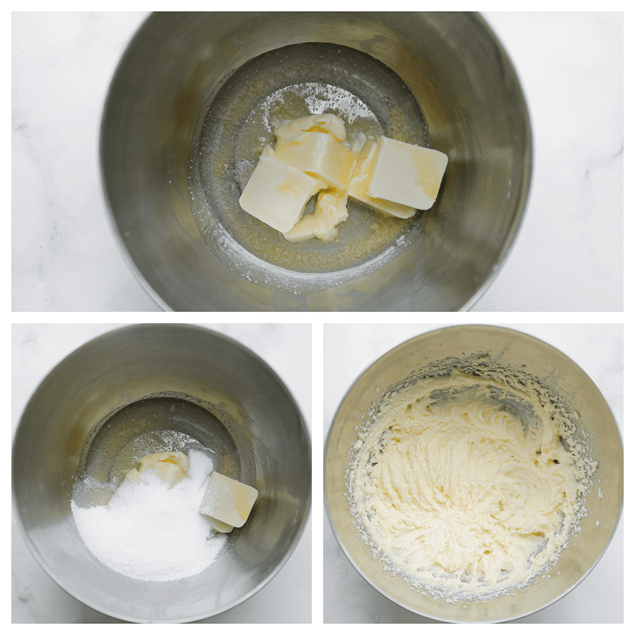 Suikers mixen met roomboter en zonnebloemolie voor de kaneelcake