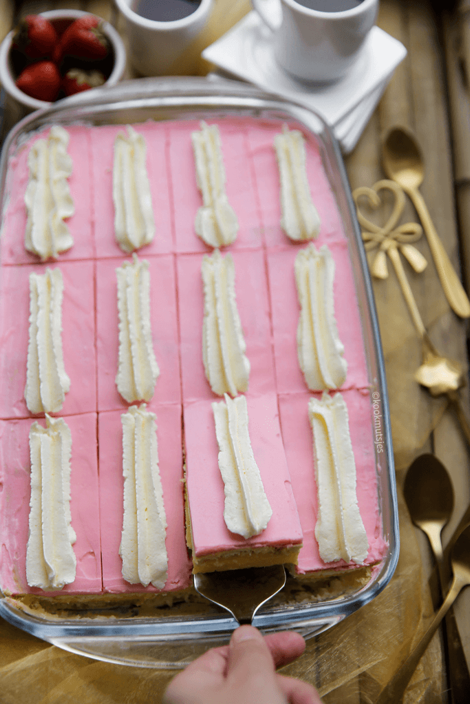 Tompouce dessert eindresultaat Kookmutsjes
