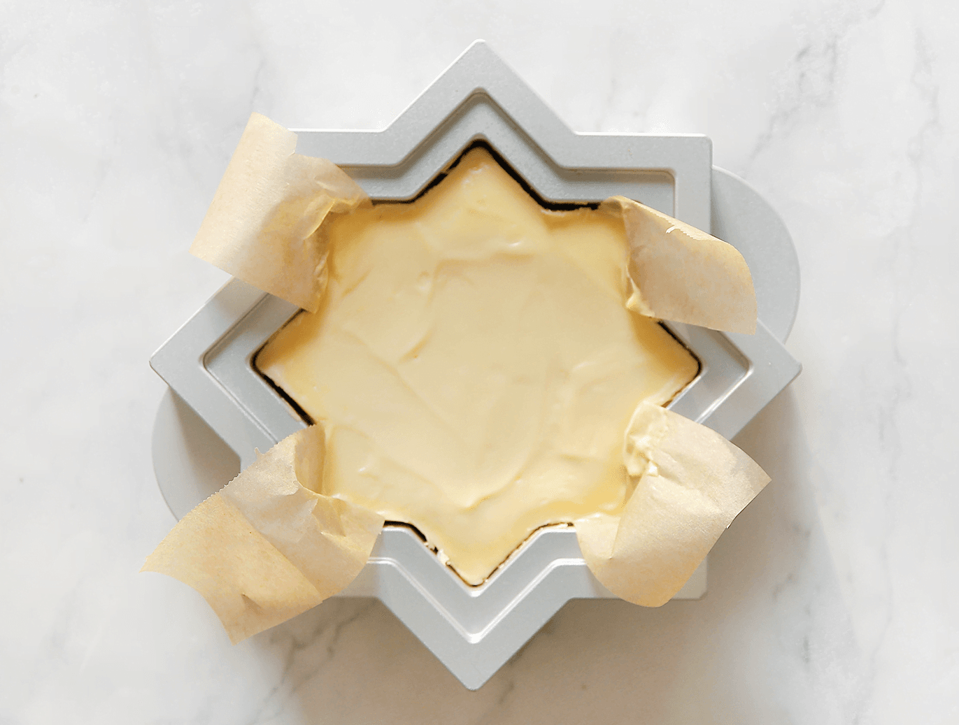 Oreo cheesecake bakken in de Andalus bakvorm Kookmutsjes