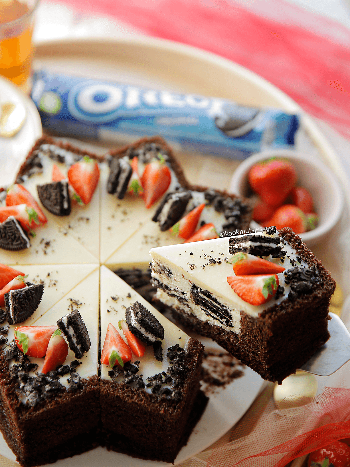 Oreotaart ster Kookmutsjes