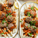 Penne met aubergine en gehakt Kookmutsjes