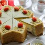 Pistache cheesecake ster Kookmutsjes
