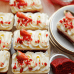 Red velvet cheesecake brownies Kookmutsjes