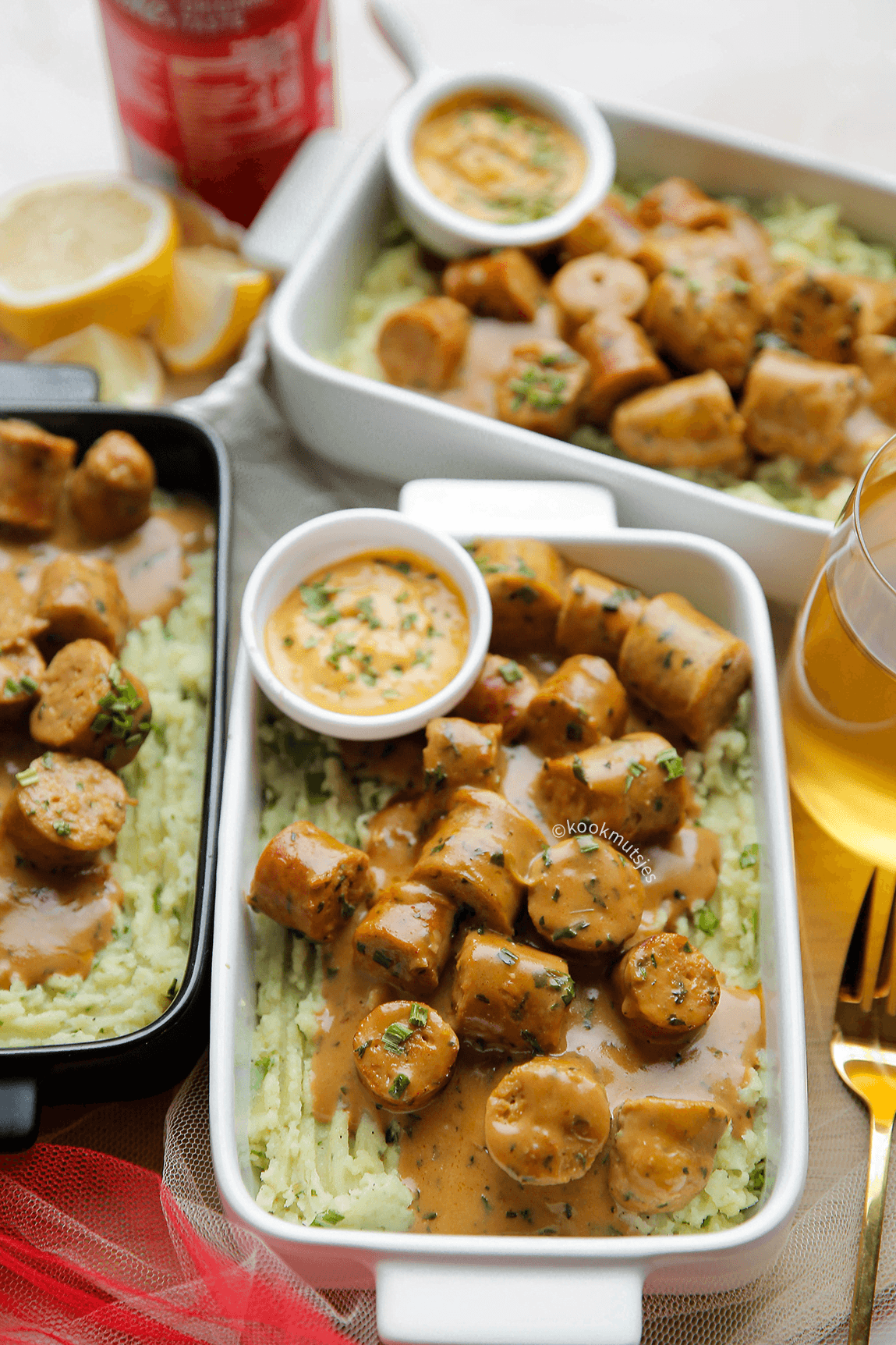 Stamppot met kip merguez eindresultaat Kookmutsjes