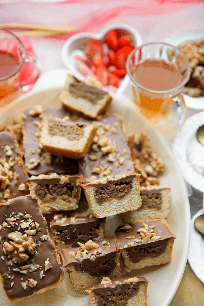 Walnoten chocoladekoek eindresultaat