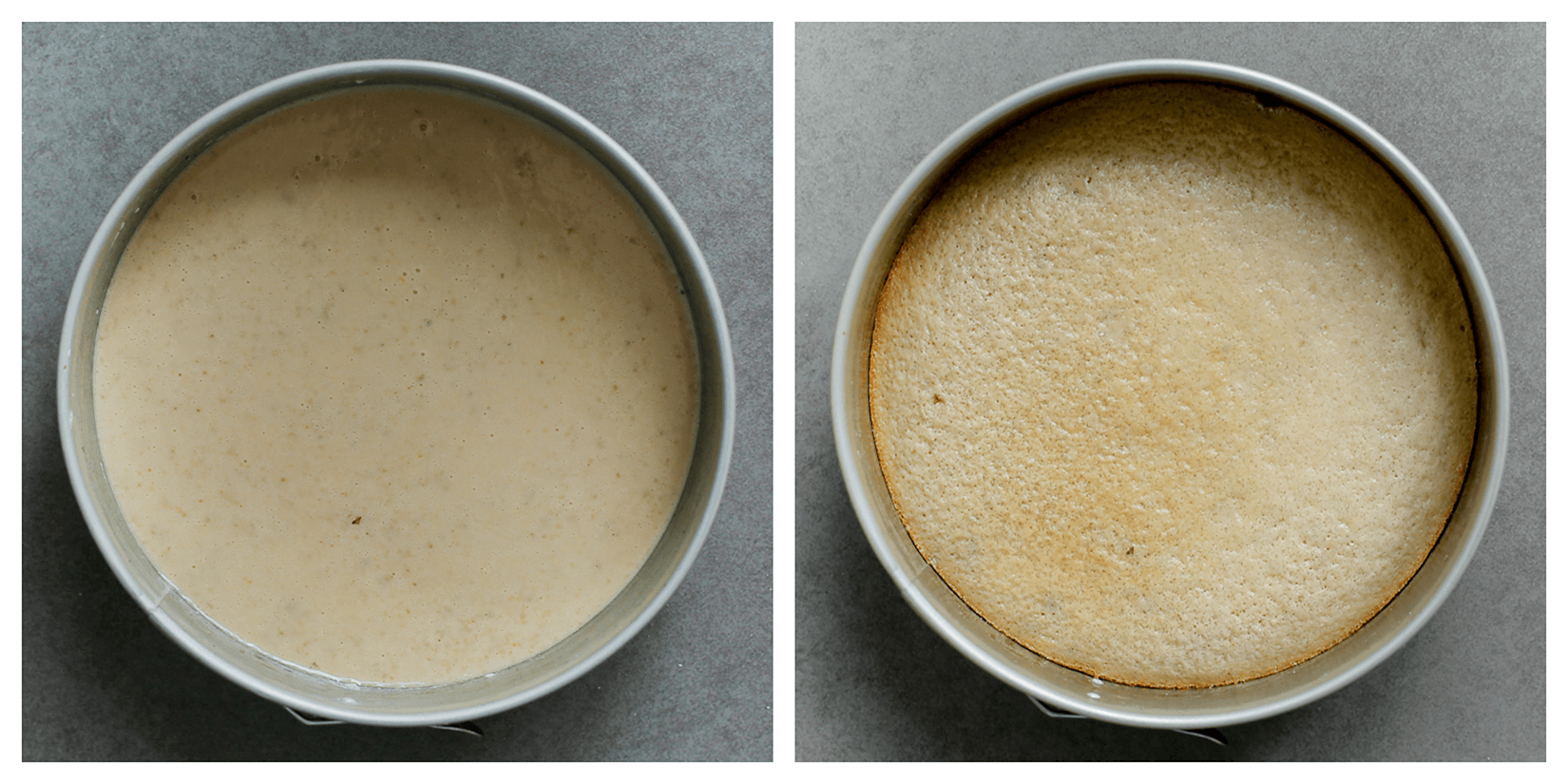 Cake gaar bakken in de oven