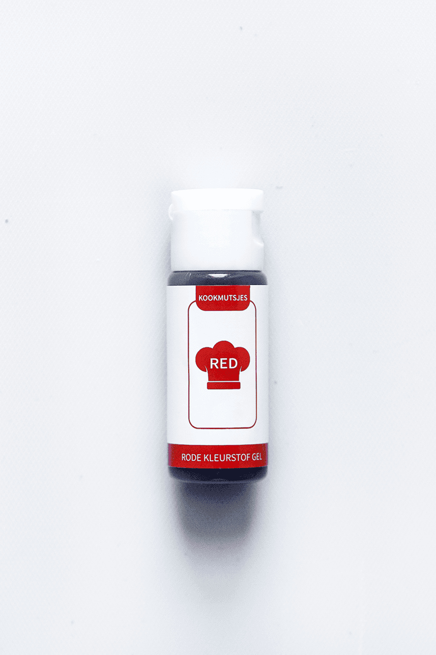 Rode kleurstofgel