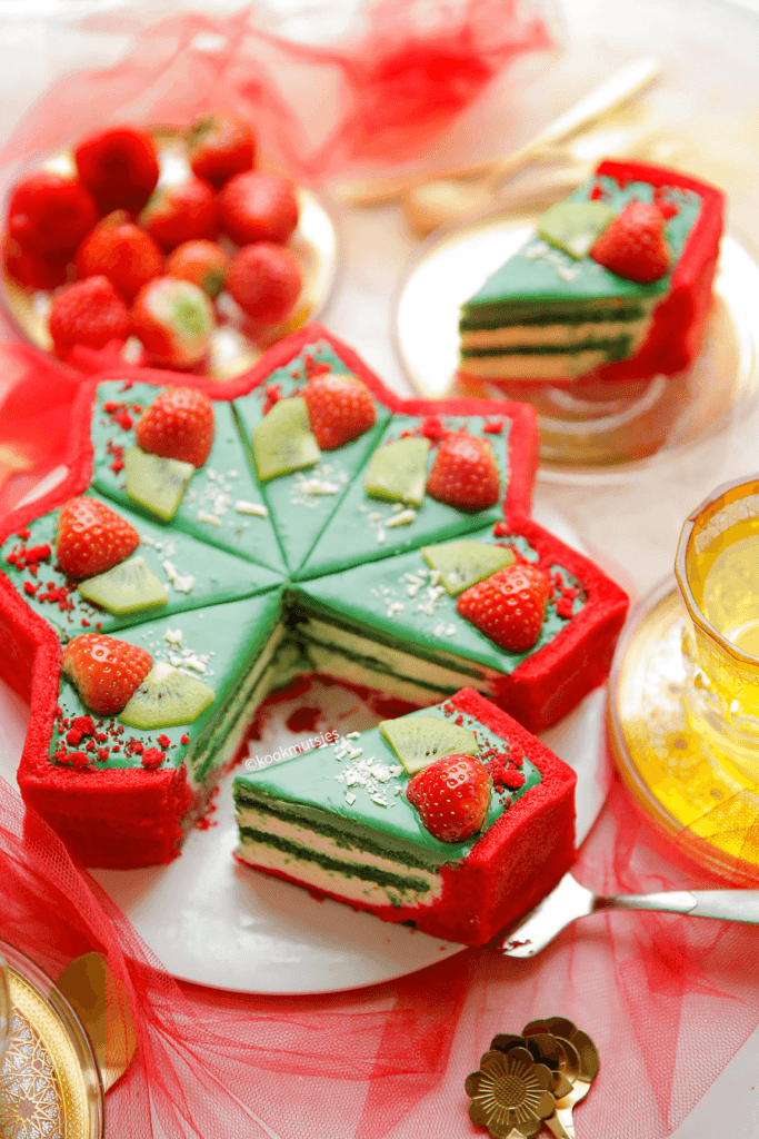 Ster taart Marokko eindresultaat Kookmutsjes