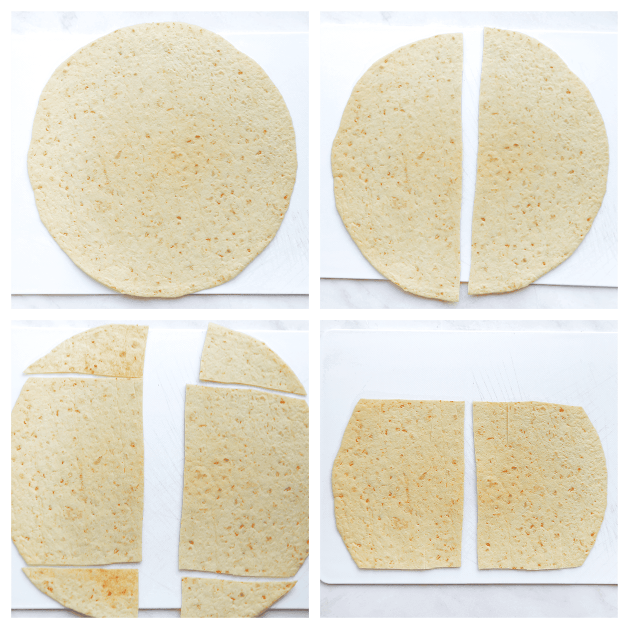 Wraps snijden voor de cups