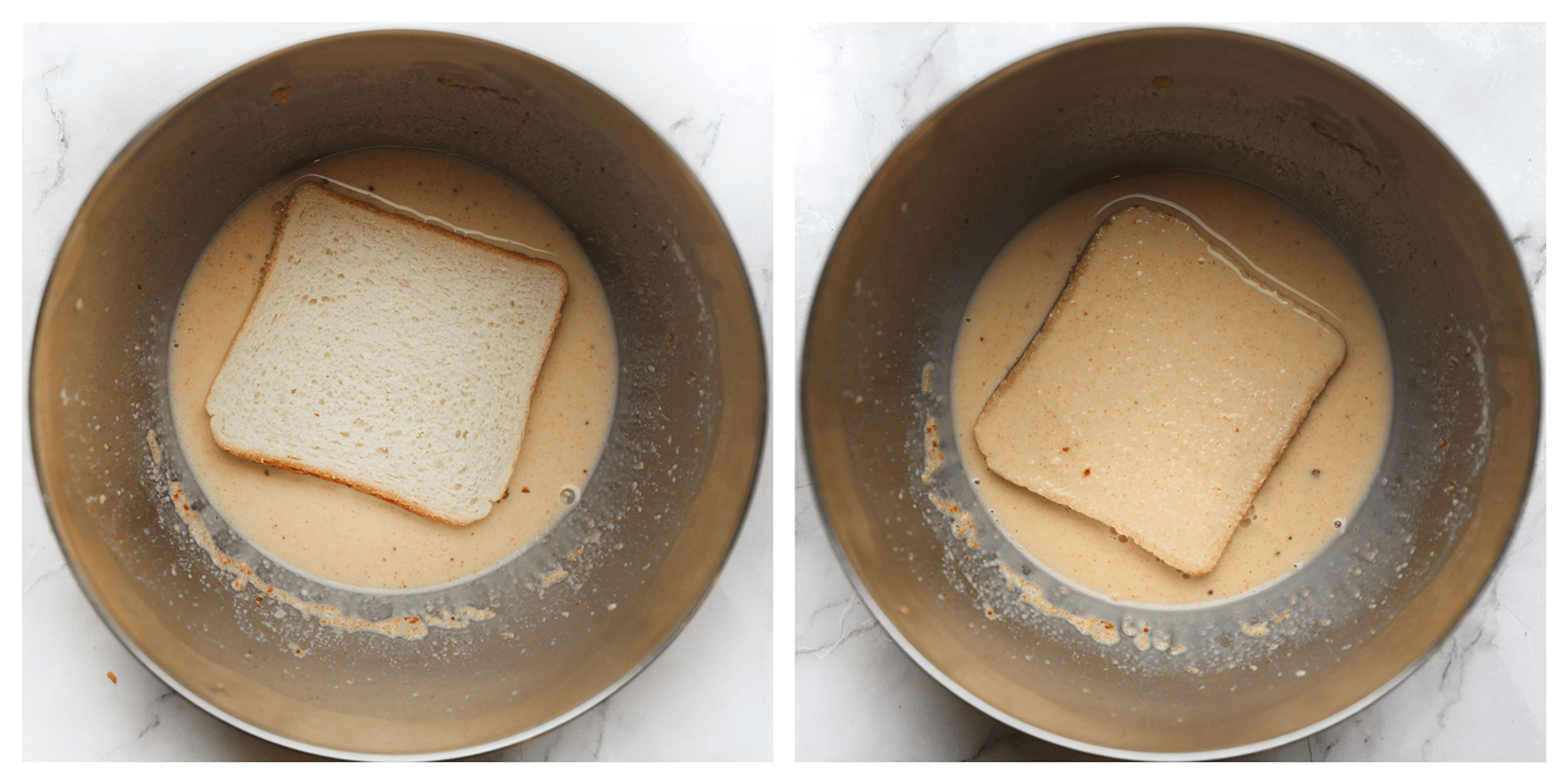 Casinobrood door het eimengsel halen