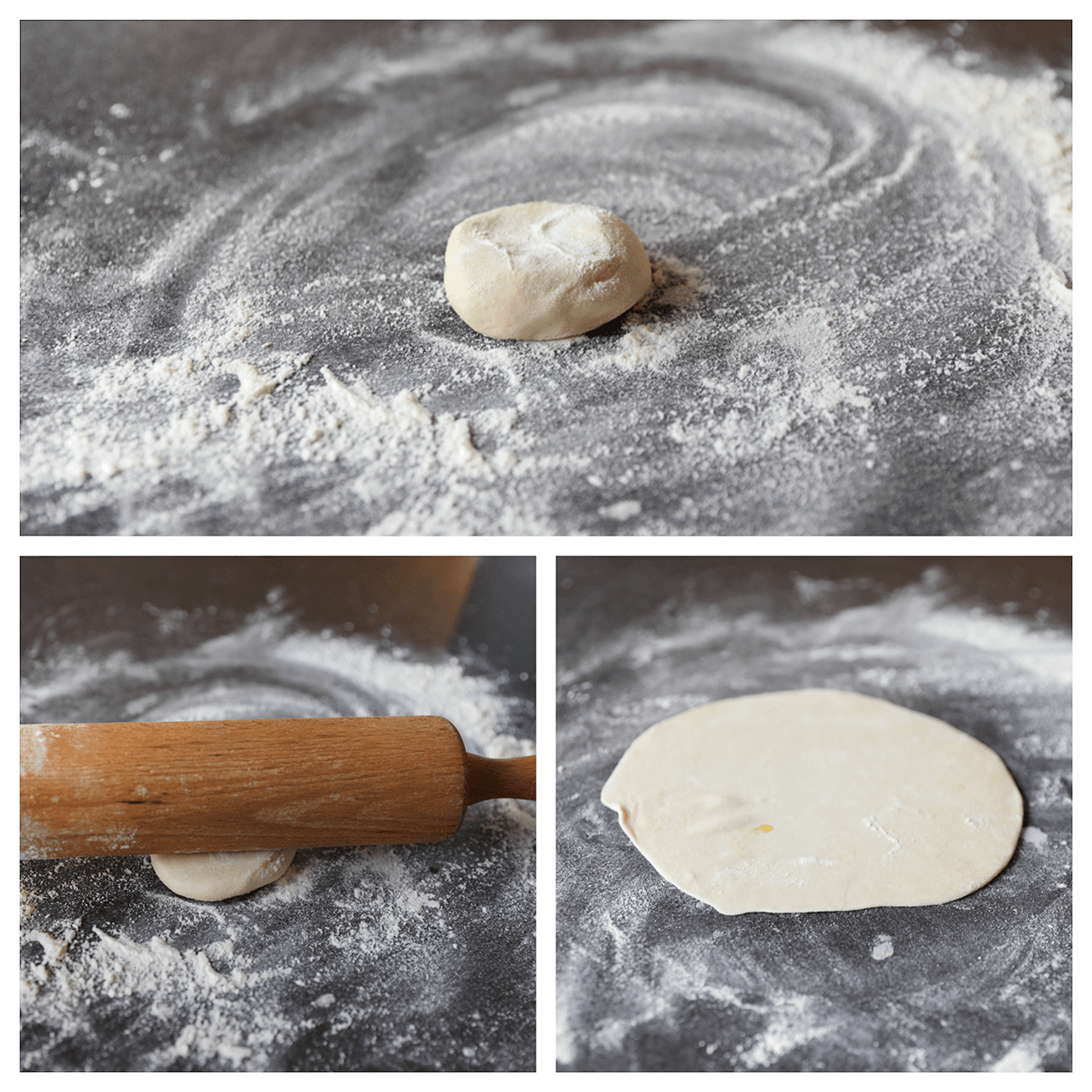 Deeg plat maken met een deegroller