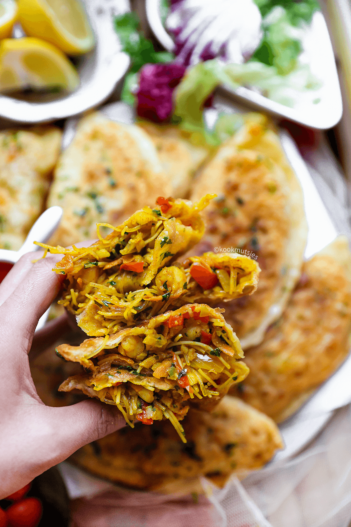 Visbroodjes eindresultaat Kookmutsjes