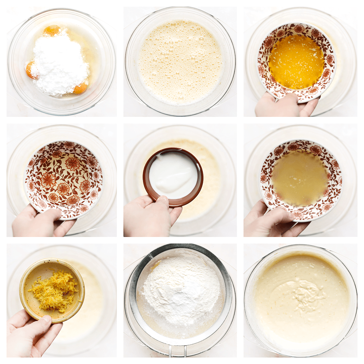 Cakebeslag maken voor de citroencake