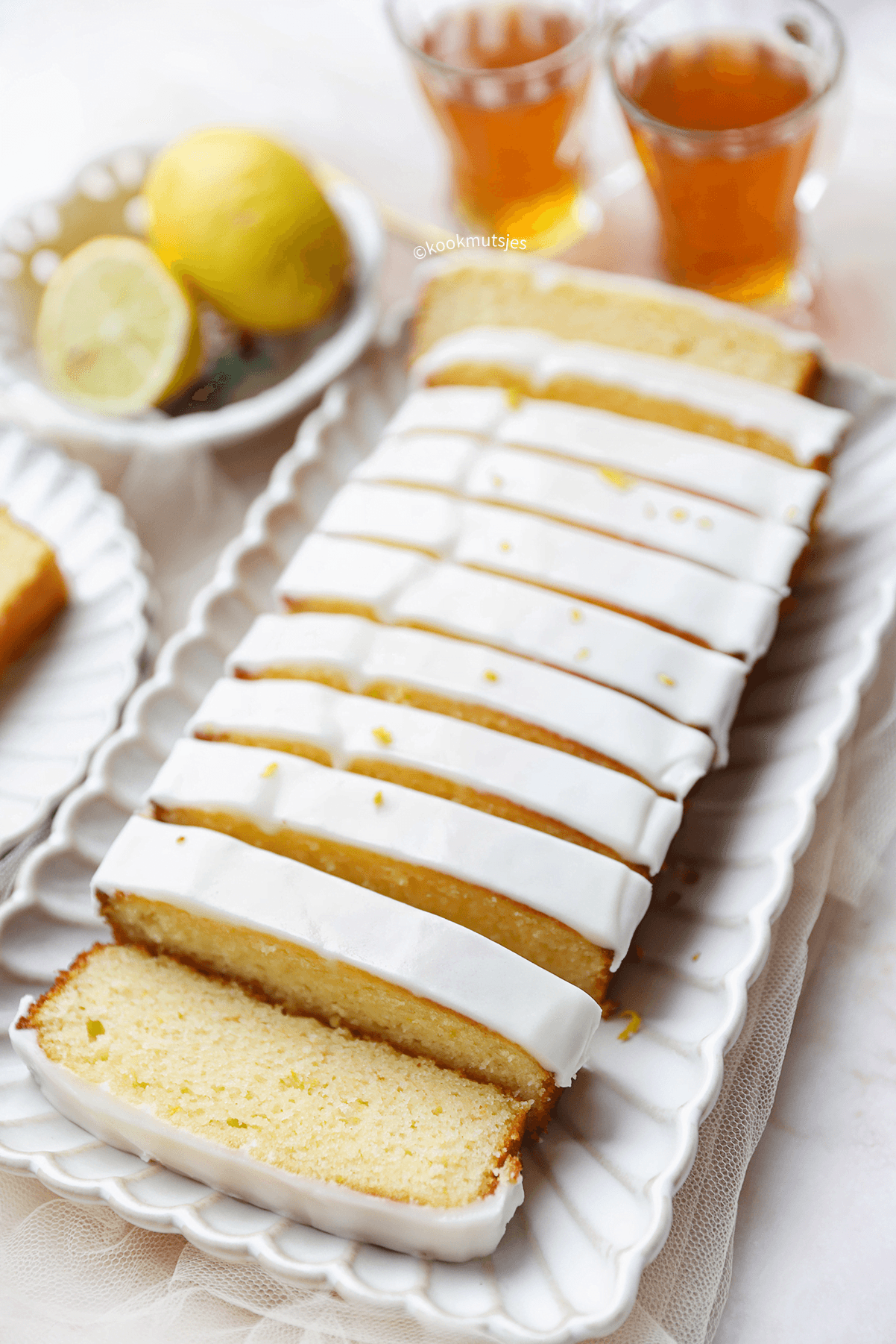 Citroencake Starbucks eindresultaat van Kookmutsjes