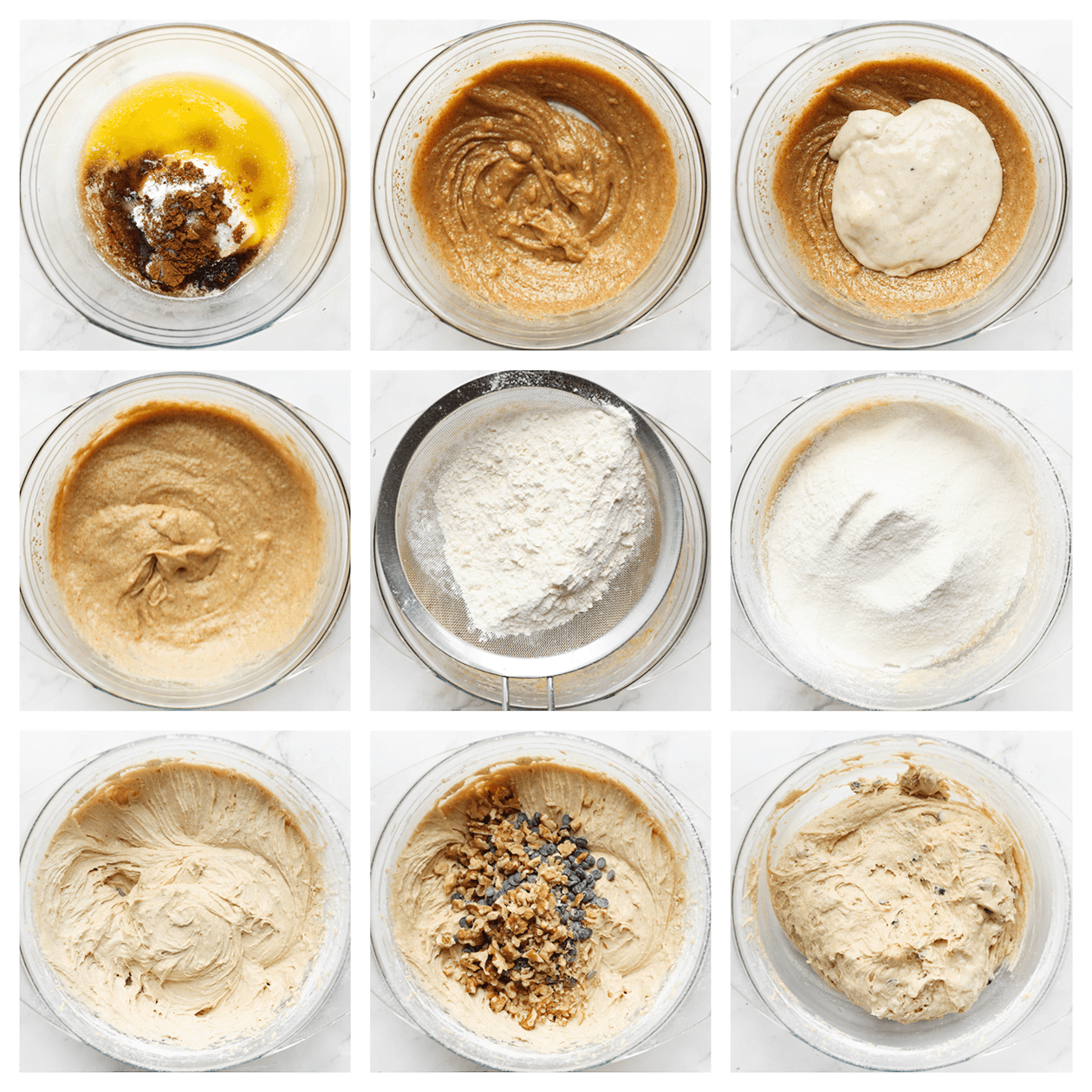 Beslag voor de bananenbrood maken