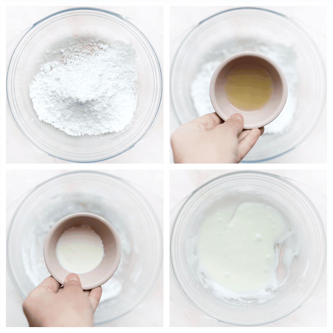 Frisse topping maken voor de citroencake