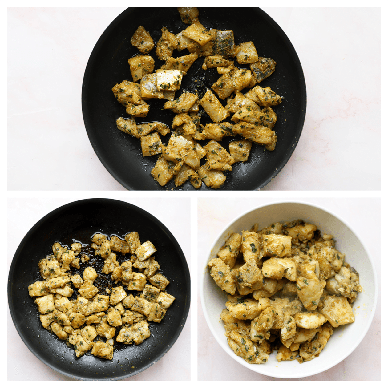 Kabeljauw gaar bakken