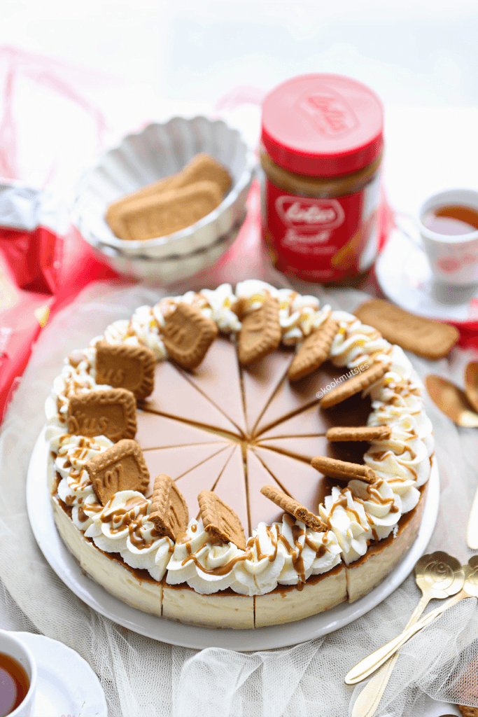 Speculoos cheesecake eindresultaat Kookmutsjes