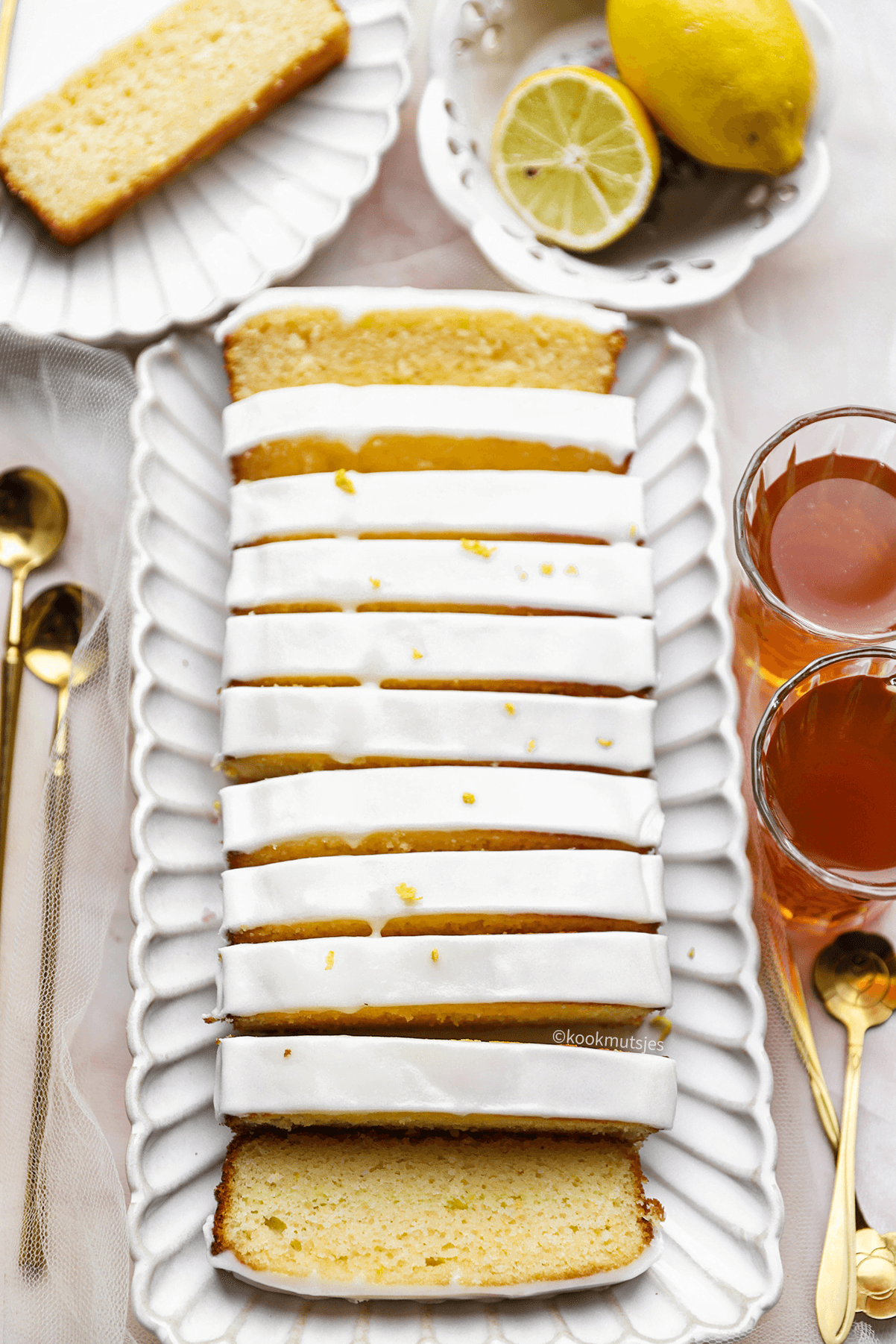 Starbucks citroencake Kookmutsjes eindresultaat