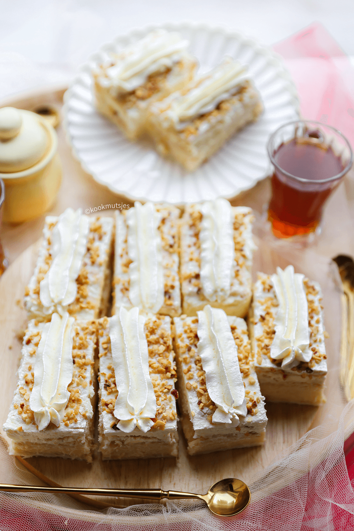 Tompouzen eindresultaat Kookmutsjes