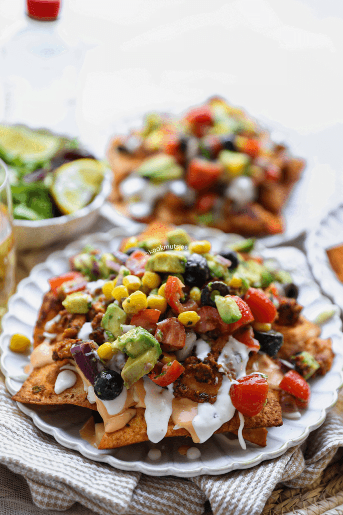 Tortilla chips met kip eindresultaat Kookmutsjes