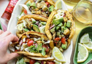 Wraps met kabeljauw Kookmutsjes