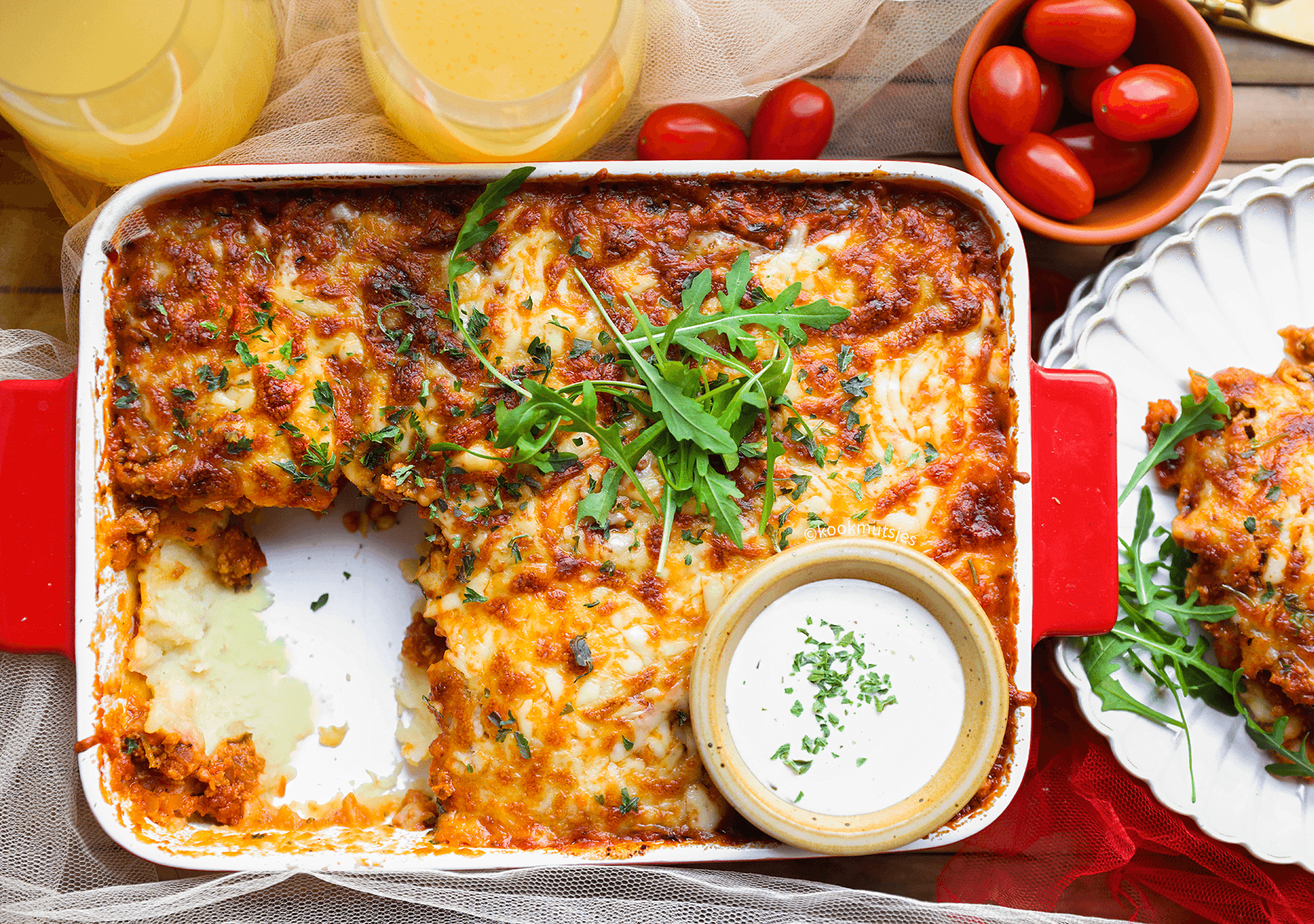 Aardappelgehaktschotel Kookmutsjes