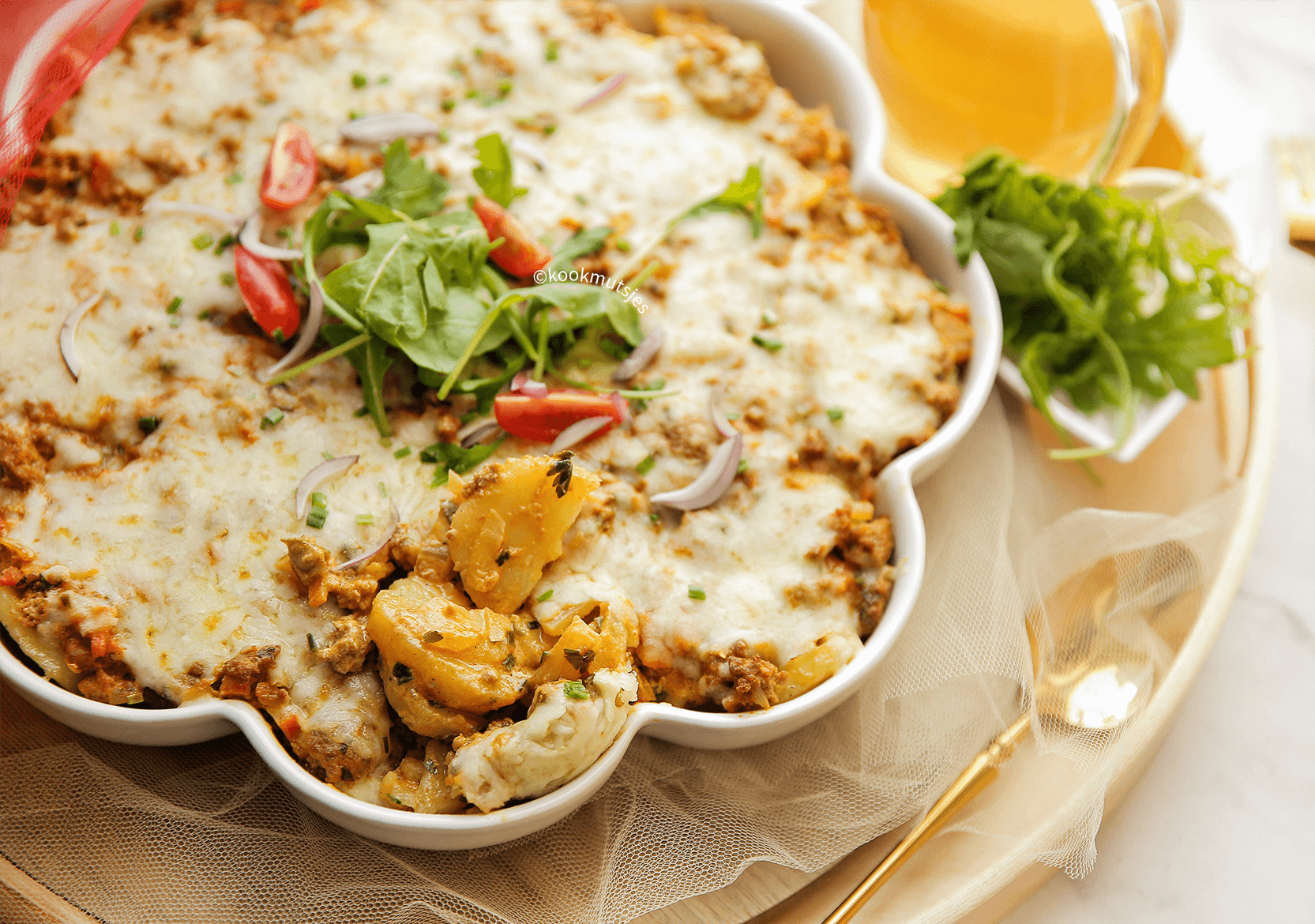 Curry ovenschotel met gehakt Kookmutsjes