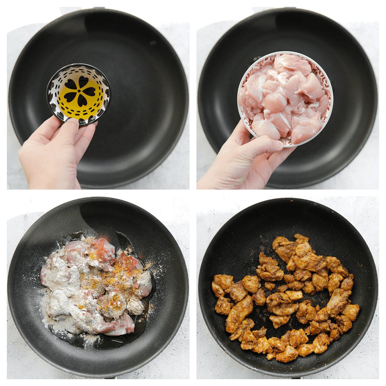 Kip gaar bakken met verse kruiden