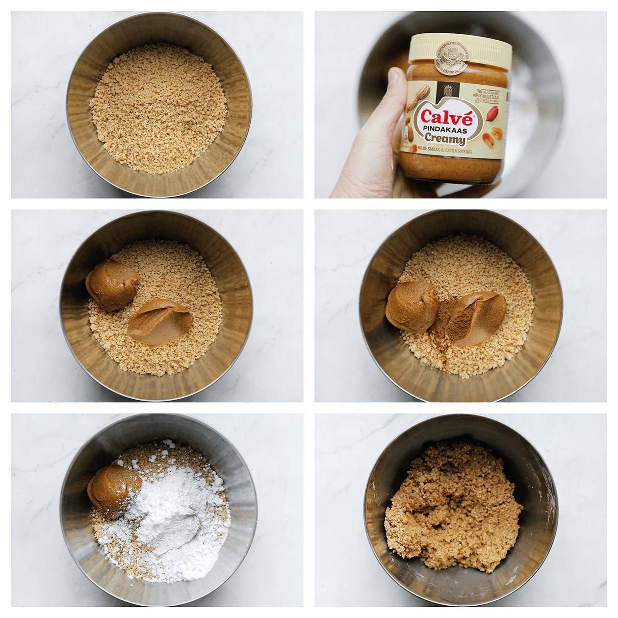 Pindamengsel maken voor de pinda baklava