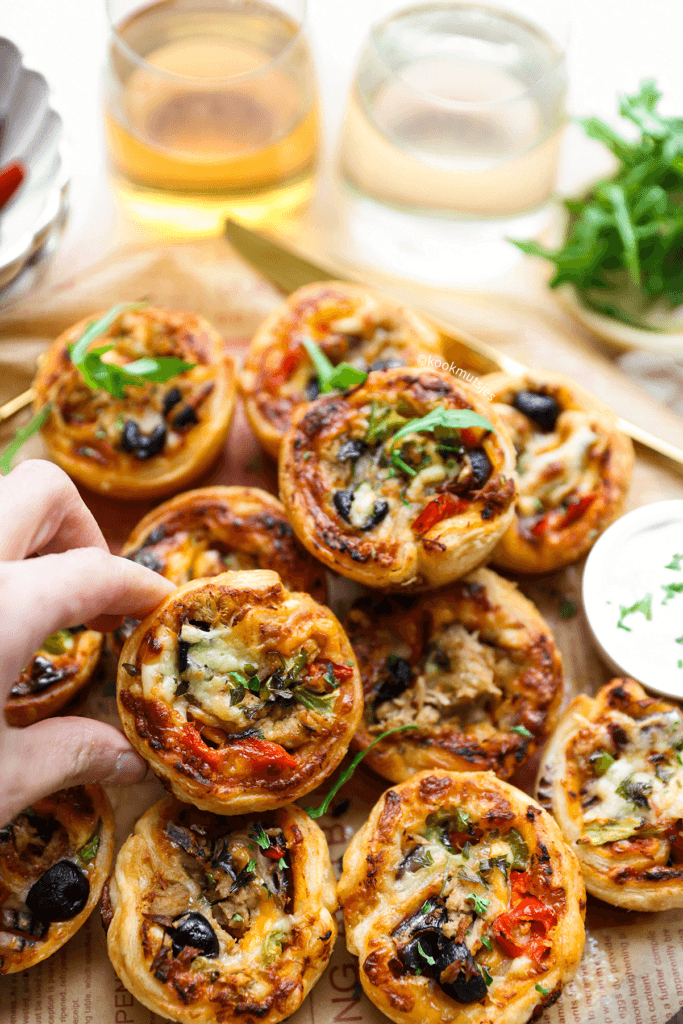 Simpele tonijn rolls eindresultaat Kookmutsjes