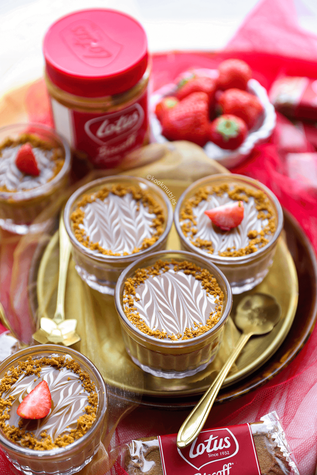 Speculoos toetje in glas eindresultaat Kookmutsjes