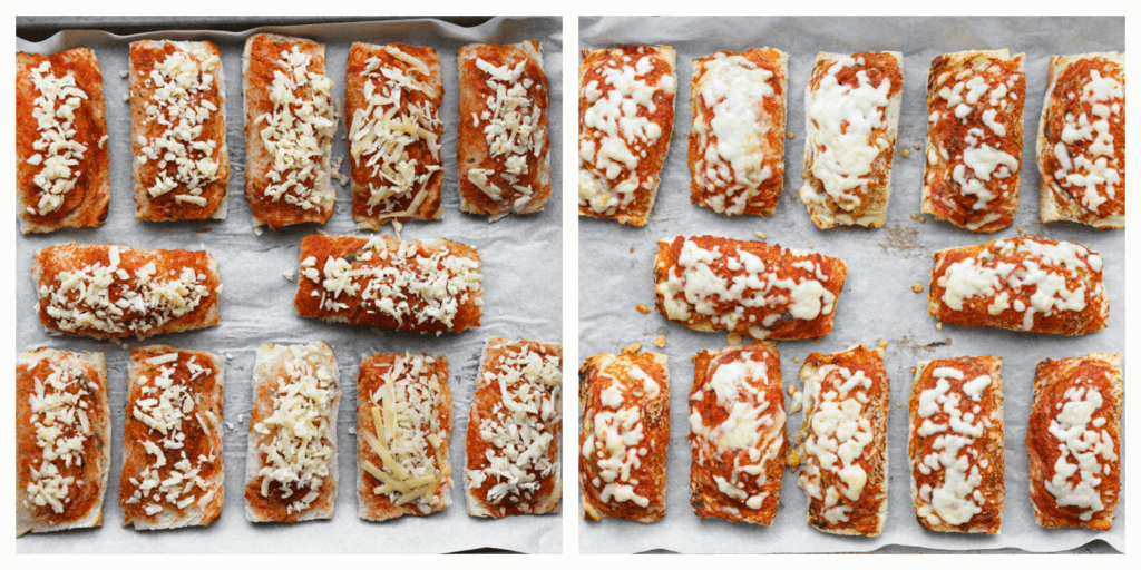 Leg de tonijnbroodjes op een bakplaat met een vel bakpapier. Zet ze in een voorverwarmde oven op 200 ℃ en bak ze 10-15 minuten of tot ze lekker knapperig zijn.