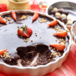 Chocolade dessert in schaal Kookmutsjes