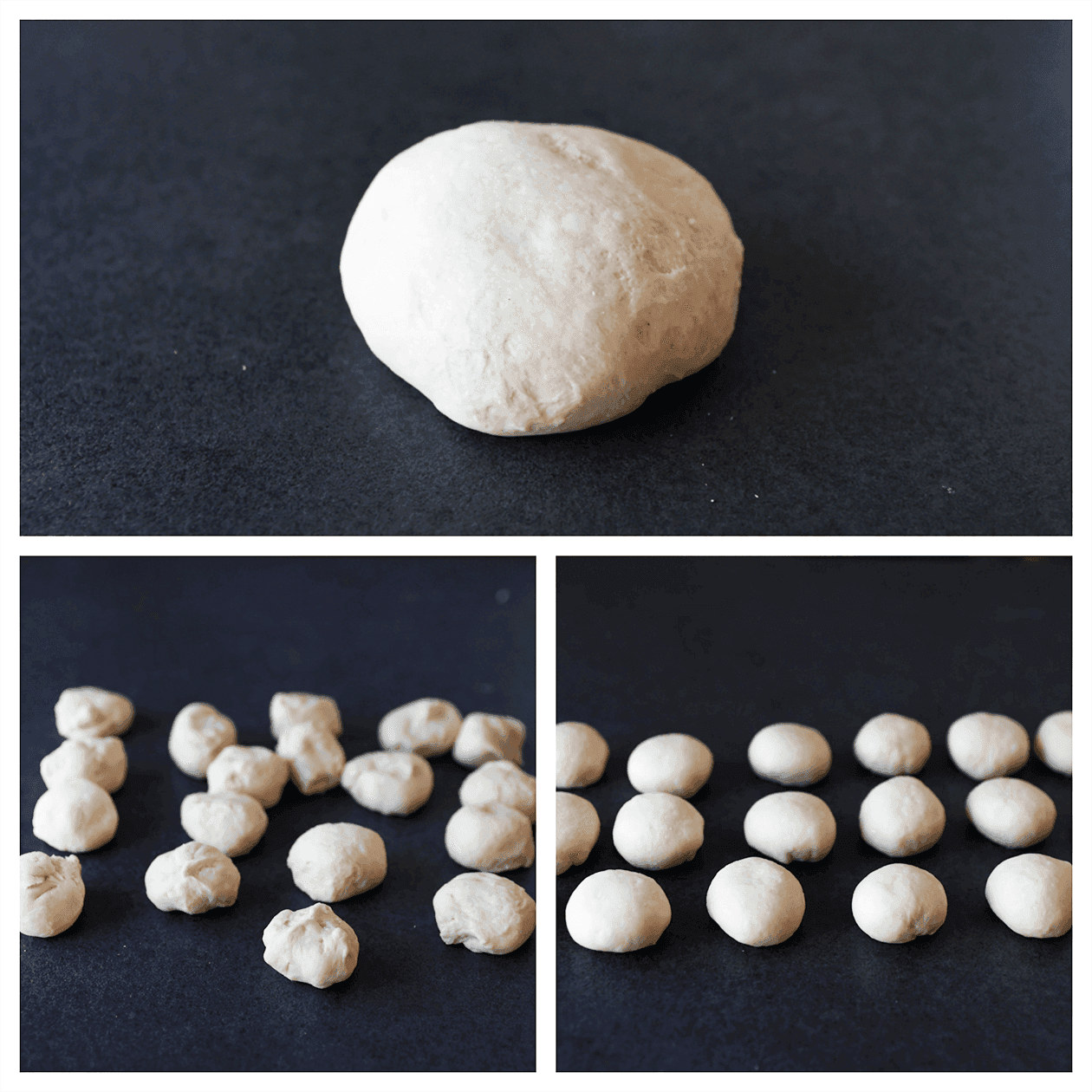 Deeg verdelen in 18 stukken