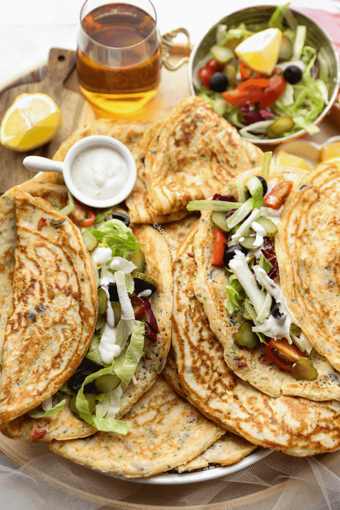 Groentepannenkoeken eindresultaat Kookmutsjes