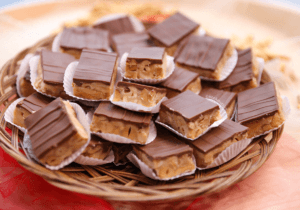 Pinda-chocoladekoekjes (no bake) Kookmutsjes