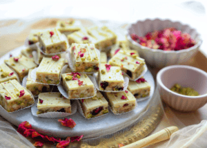 Pistache koekjes (no bake) Kookmutsjes