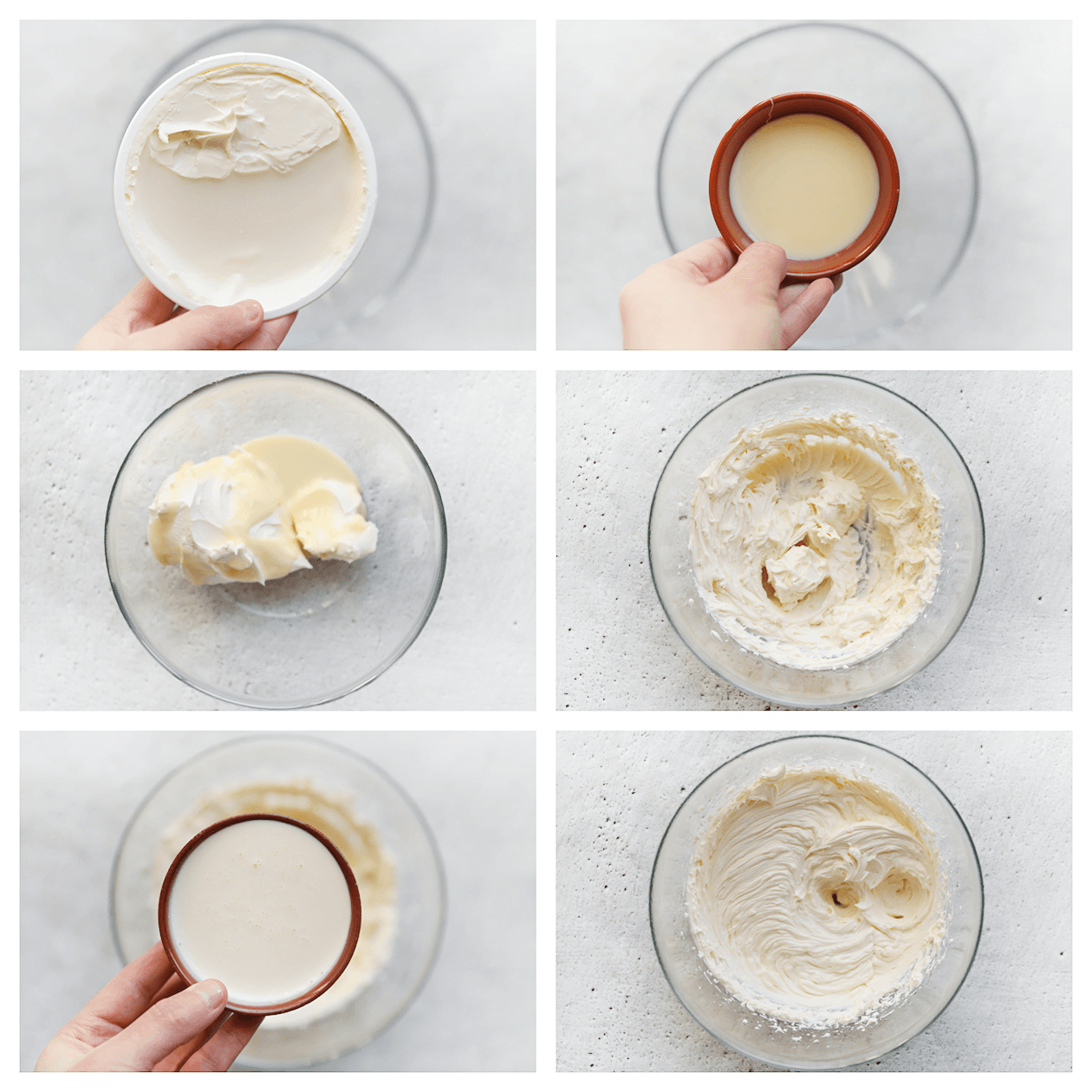 Room mengen in een diepe kom