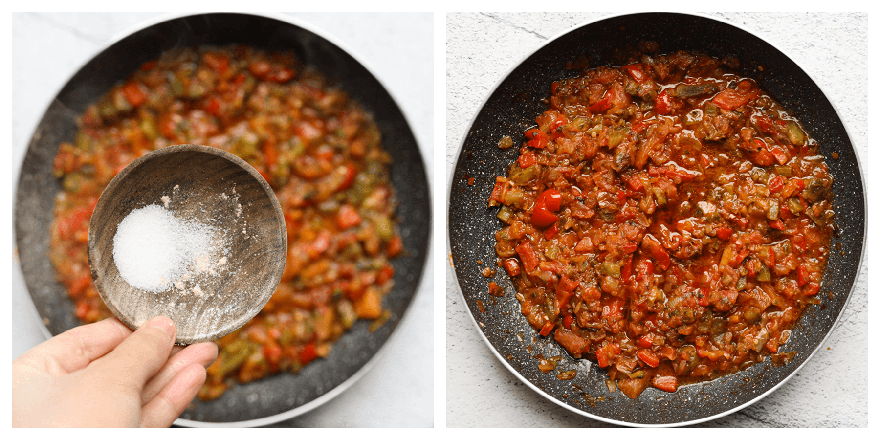 Zout toevoegen naar smaak