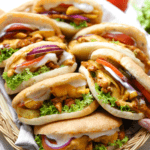 Broodje pittige kip Kookmutsjes